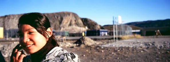 Une femme Inuits du Groenland.
