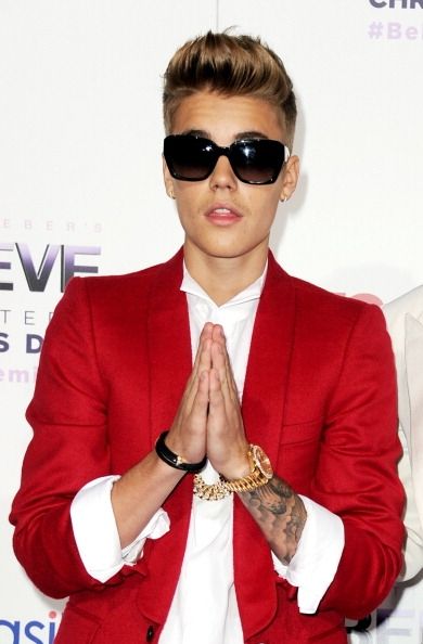 Justin Bieber à la première de & # 034-Justin Bieber's Believe."