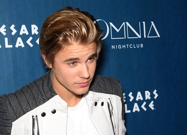 Justin Bieber à sa fête d'anniversaire 21e César's Palace's Omnia Nightclub.
