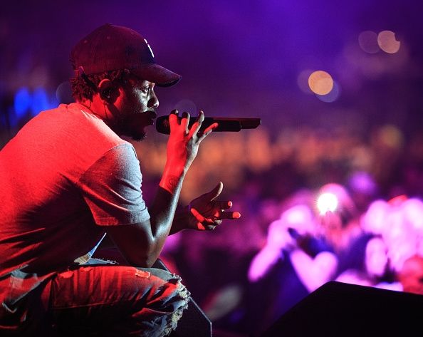 Kendrick Lamar à 2014 BACARDI Triangle.