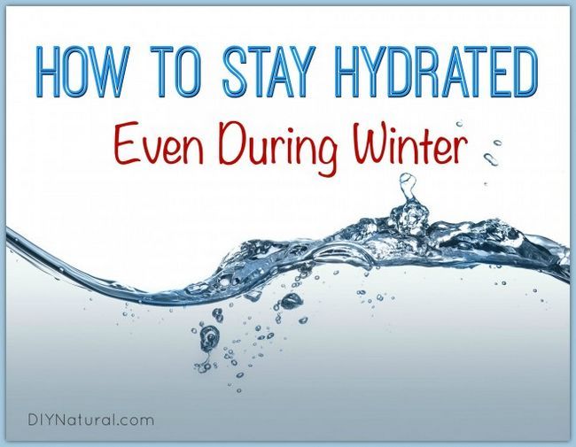 Apprenez à rester hydraté, même en hiver