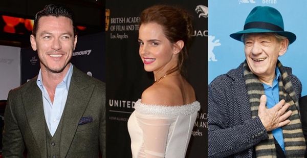 Luke Evans, Emma Watson, Ian McKellen, live-action & # 034-Belle et la Bête & # 034- Film