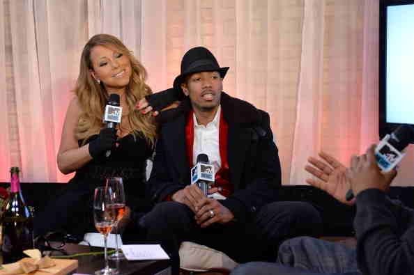 Mariah Carey et Nick Cannon à la première mondiale de & # 034-Vous're Mine (Eternal)"- music video.