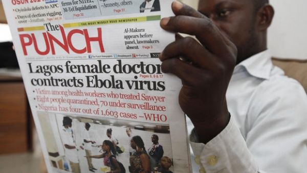 Infirmière à Lagos a cassé la quarantaine et se dirigea vers la ville orientale d'Enugu où elle est tombée malade avec des symptômes du virus Ebola.