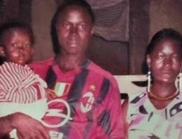 Deux ans Emile Ouamouno, photographié ici avec ses parents, a été identifié comme le patient zéro pour l'épidémie d'Ebola en cours.