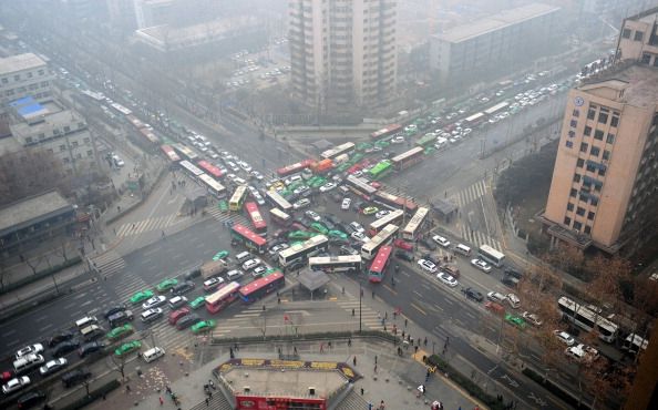 Smog lourd Enveloppes Chine