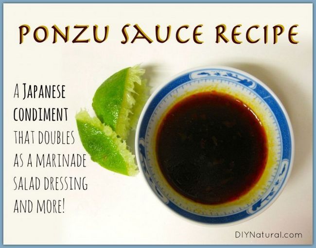 Recette de sauce ponzu - un condiment japonais et plus