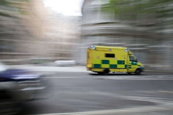 ambulance en mouvement