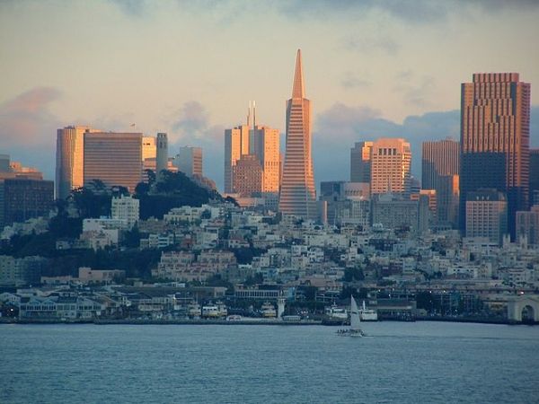 San Francisco au coucher du soleil