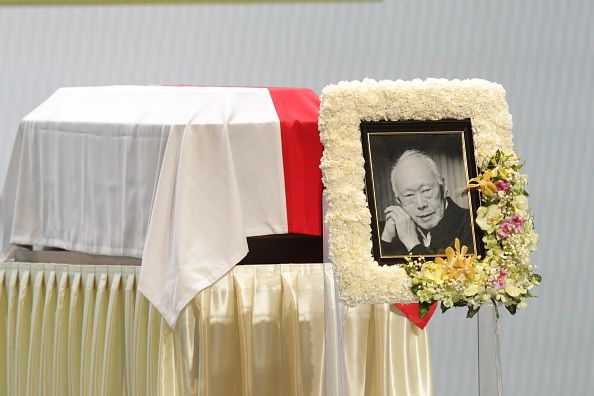 Les funérailles de l'ancien Premier ministre singapourien Lee Kuan Yew