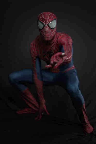 Spider-Man cosplayer à 2014 à New York Comic Con.