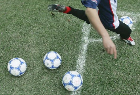 Joueurs Chine Grooms Jeune soccer pour les Jeux olympiques de 2008