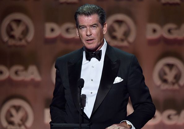 Pierce Brosnan à la 67e administration annuels Guild of America Awards. Pierce Brosnan à la 67e administration annuels Guild of America Awards.