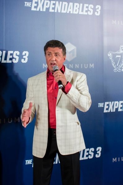 Sylvester Stallone au Venetian Macao en 2014. Sylvester Stallone au Venetian Macao en 2014.