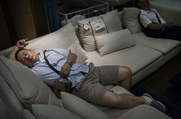 Shoppers chinois font le plus de IKEA's Open Bed Policy