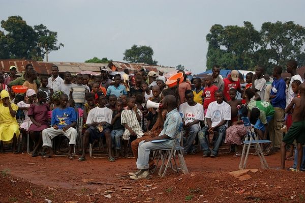 Le théâtre communautaire dans le Mile 91, en Sierra Leone