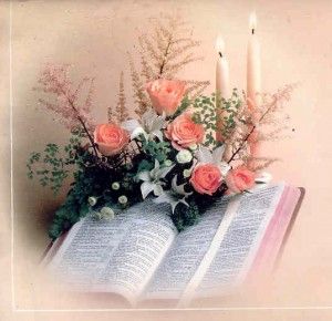 Bible _-_-_ Fleurs Bougies _