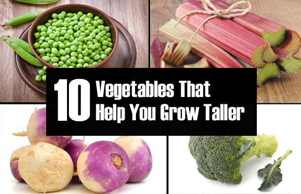 Les légumes qui vous aider à grandir
