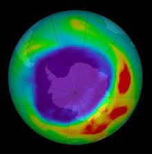 diminution de la couche d'ozone