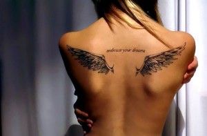 ailes sur mon dos