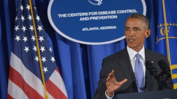 Les États-Unis est à la tête de la nouvelle vague de soutien pour les pays frappés par le virus Ebola en Afrique de l'Ouest. Pres. Obama dit que la situation a dégénéré à un problème & # 034-sécurité nationale 