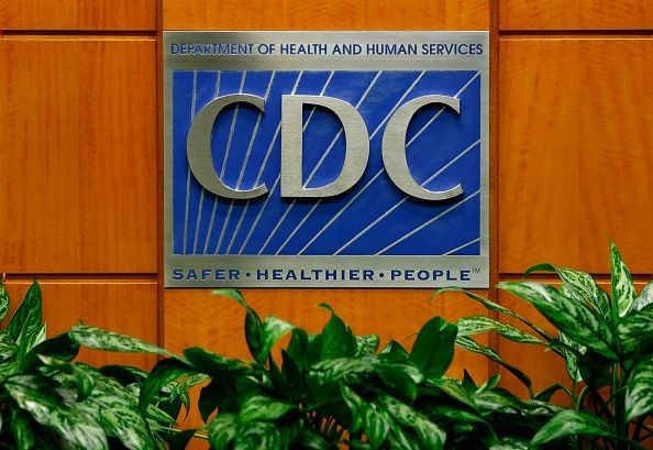 Un podium avec le logo pour les Centers for Disease Control and Prevention au Centre Global Communications Tom Harkin le 5 Octobre, 2014 Atlanta, en Géorgie.