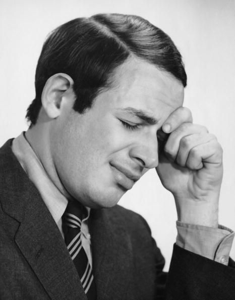 Portrait d'un homme Stressed Portrait d'un homme Stressed