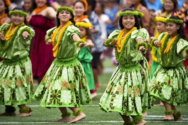danseurs de hula hawaïen