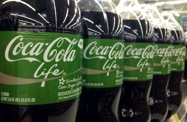 Coca Cola Vie, 10/2014 réel sucre de canne et de Stevia.