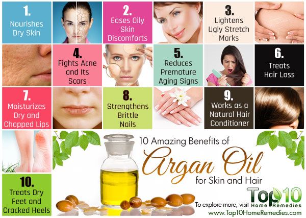 avantages de l'huile d'argan pour peau et les cheveux