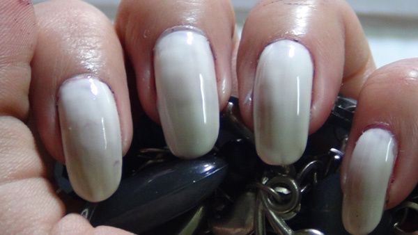 main ongles peints art, on