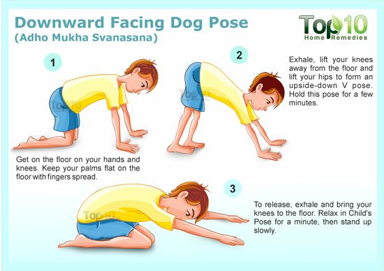 Face à la baisse chien pose de yoga