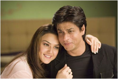 Preity Zinta avec Shahrukh Khan