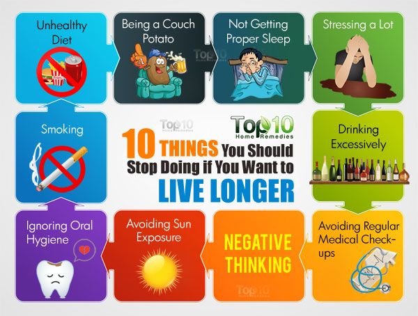10 choses que vous devriez cesser de le faire, si vous voulez vivre plus longtemps