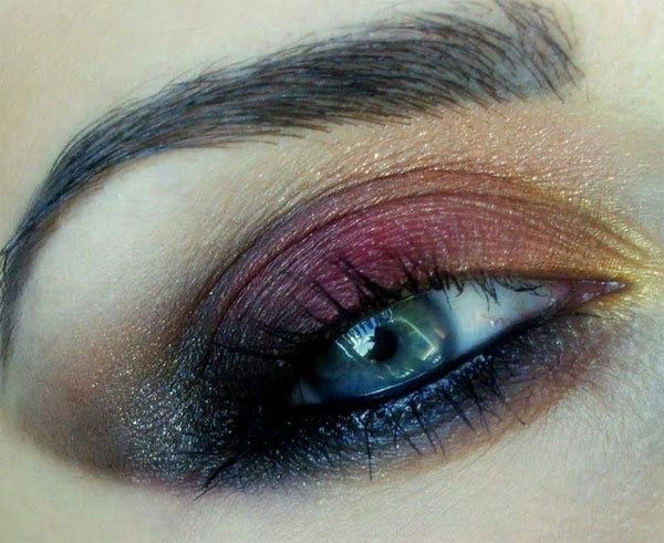 smokey maquillage des yeux oeil