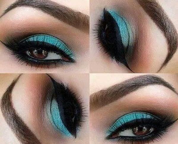 yeux bleus audacieux