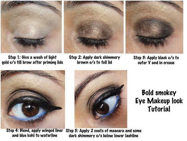 smokey maquillage des yeux tutoriel