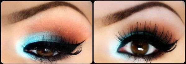 poupée maquillage des yeux