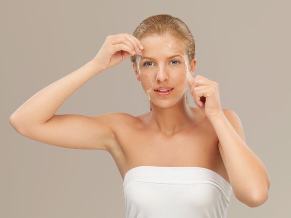 écorces d'masque pour le visage