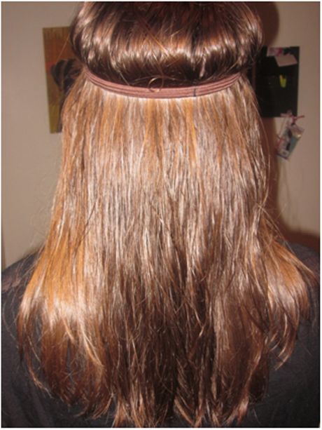 coiffure longue ondulée