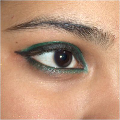 vert et noir Eyeliner 4