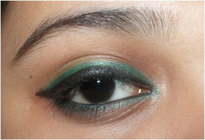vert et noir Eyeliner 1