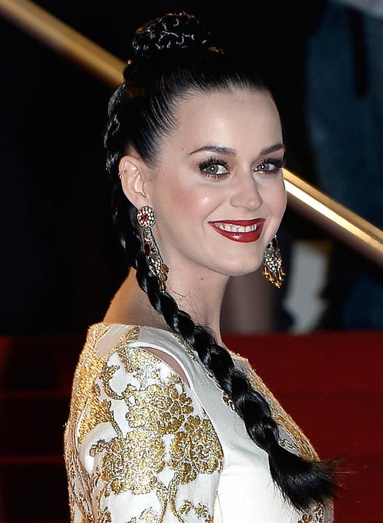 Braid-avec-tressé haut-Bun