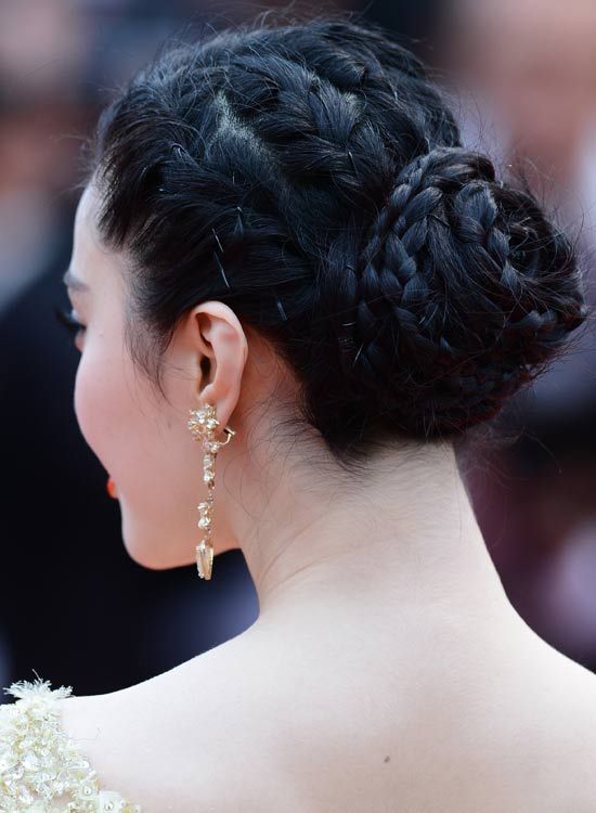 Merveilleux-Multi-tressé-Bun-Updo