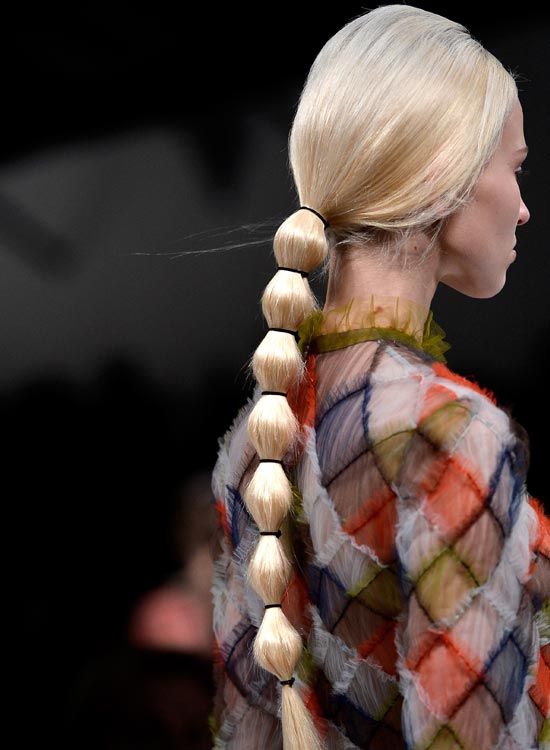 Long-sectorielle Ponytail