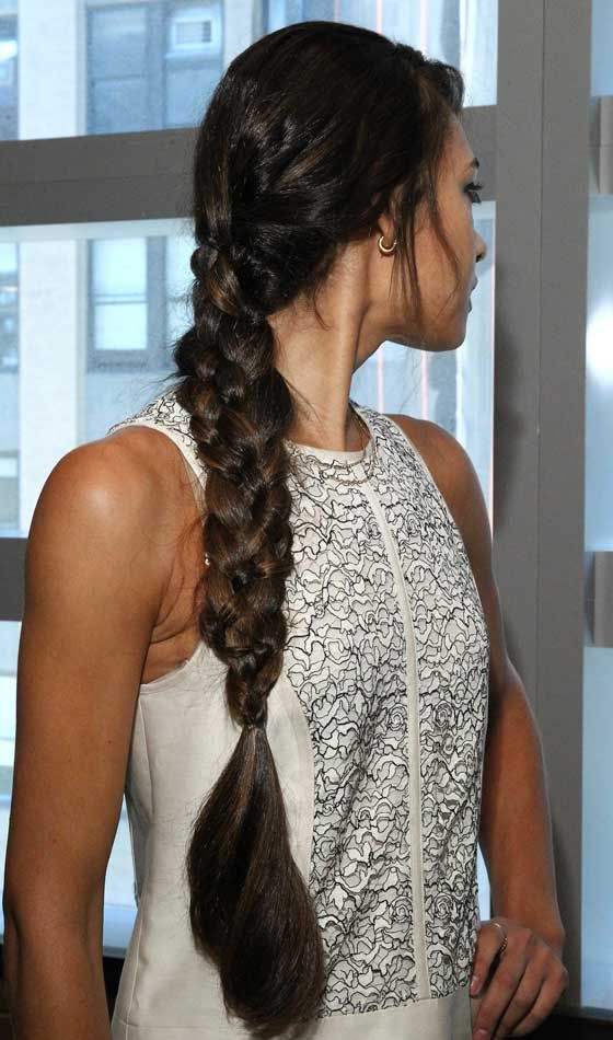 Longue tresse edgy