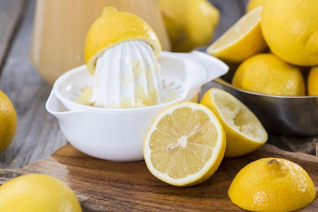 Homemade jus de citron