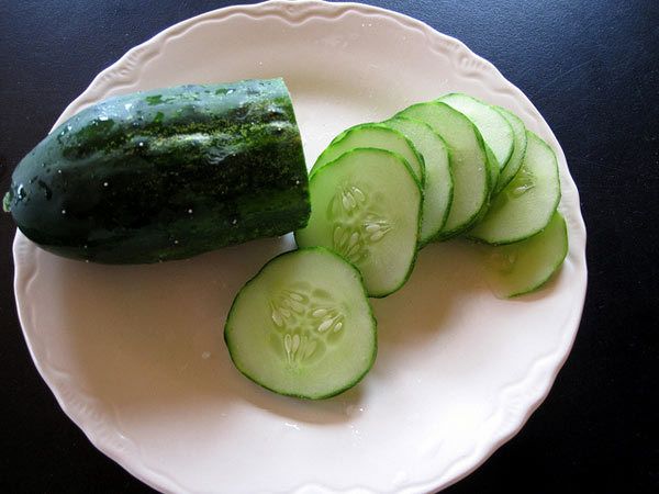concombre pour une peau saine