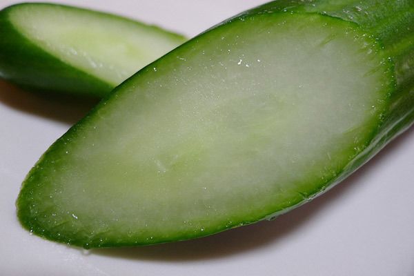 cernes élimination concombre
