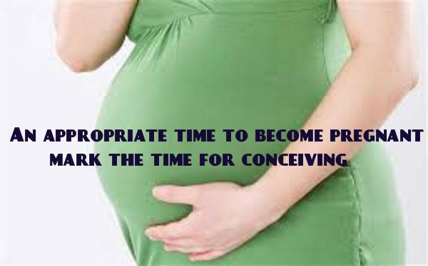Un moment approprié pour devenir enceinte: marquer le temps pour concevoir